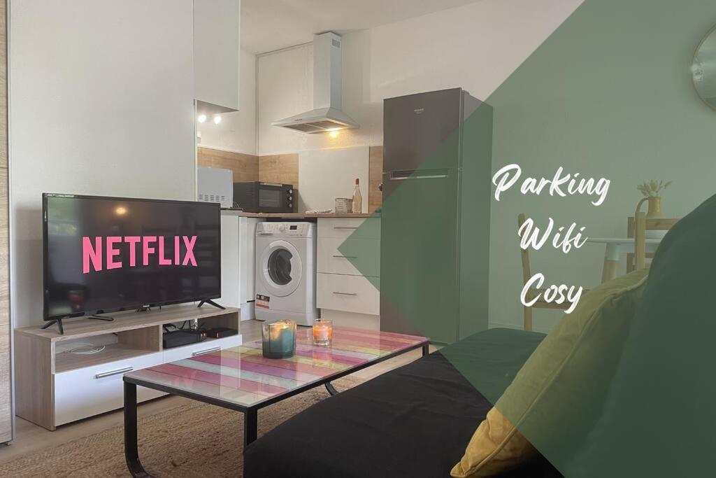 Studio Cosy - Balcon - Wifi - Free Parking 나르본 외부 사진